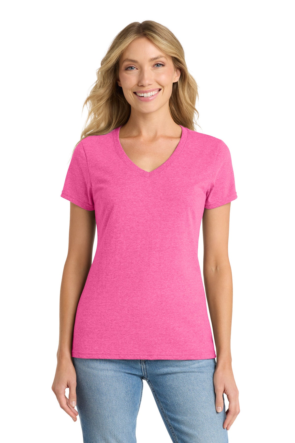 Port & Co™ Women's Fan Favorite™ Blend V-Neck Tee