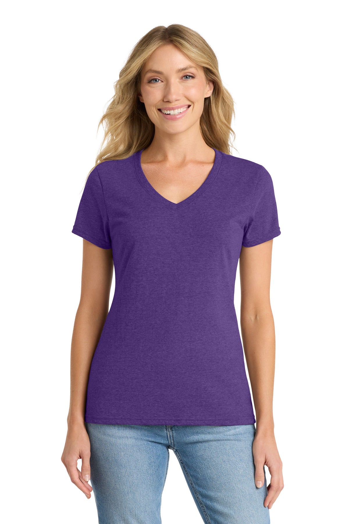 Port & Co™ Women's Fan Favorite™ Blend V-Neck Tee