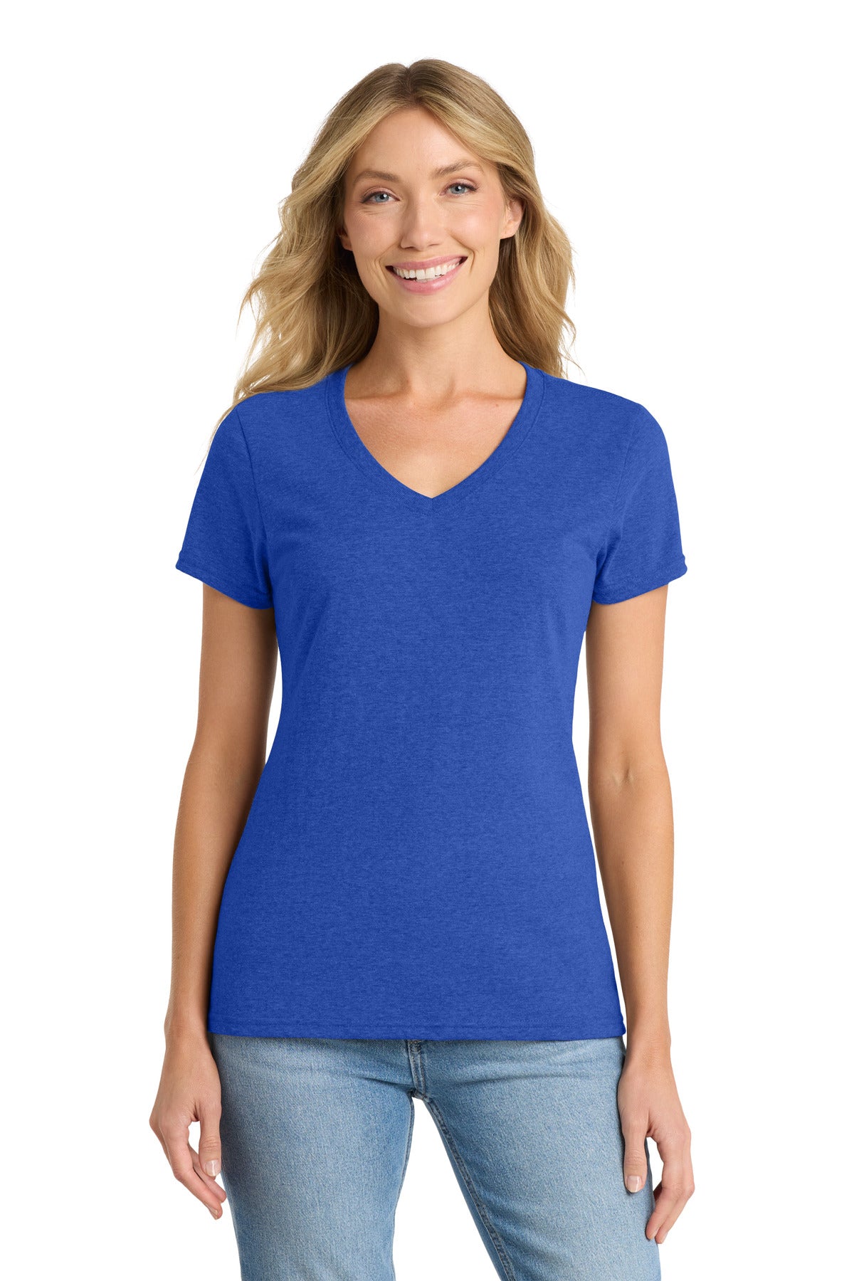 Port & Co™ Women's Fan Favorite™ Blend V-Neck Tee