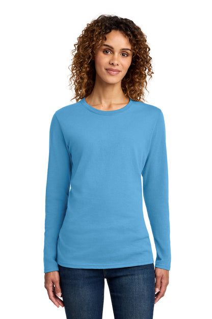 Port & Co™ Women's Long Sleeve Core Cotton Tee