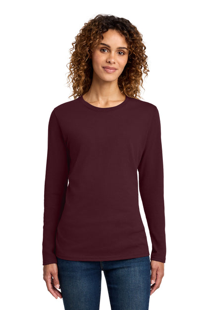 Port & Co™ Women's Long Sleeve Core Cotton Tee