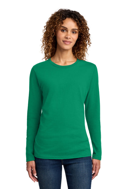 Port & Co™ Women's Long Sleeve Core Cotton Tee