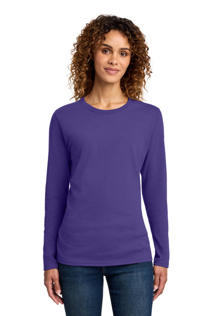 Port & Co™ Women's Long Sleeve Core Cotton Tee