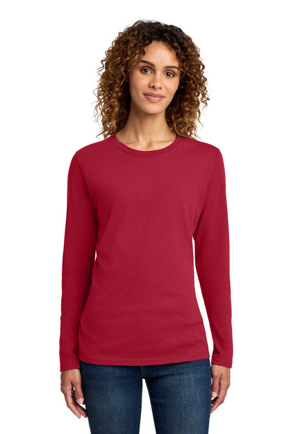 Port & Co™ Women's Long Sleeve Core Cotton Tee