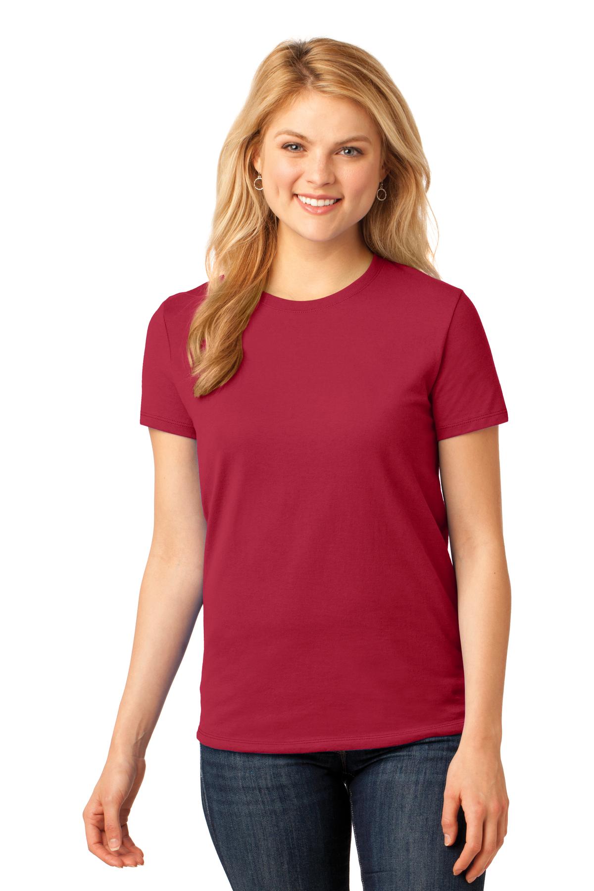 Port & Company? Women's Core Cotton Tee. LPC54