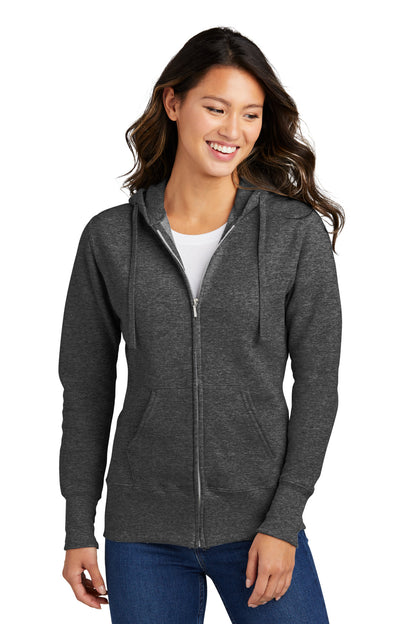 Port & Company? Women's Core Fleece Full-Zip Hooded Swe