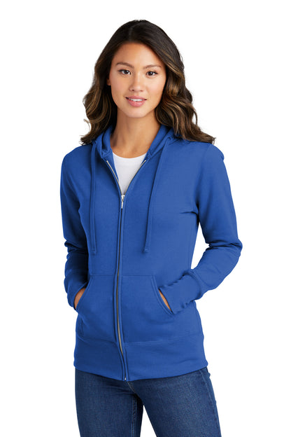 Port & Company? Women's Core Fleece Full-Zip Hooded Swe