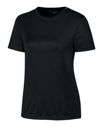 Clique Spin Solution-dyed Performance Jersey Womens Short Sleeve Tee