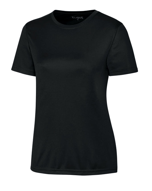 Clique Spin Solution-dyed Performance Jersey Womens Short Sleeve Tee