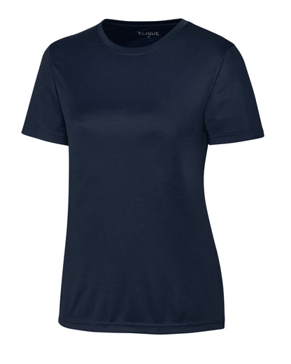 Clique Spin Solution-dyed Performance Jersey Womens Short Sleeve Tee