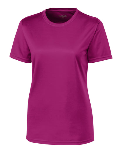 Clique Spin Solution-dyed Performance Jersey Womens Short Sleeve Tee