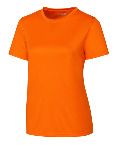 Clique Spin Solution-dyed Performance Jersey Womens Short Sleeve Tee