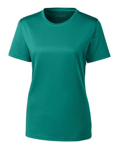 Clique Spin Solution-dyed Performance Jersey Womens Short Sleeve Tee