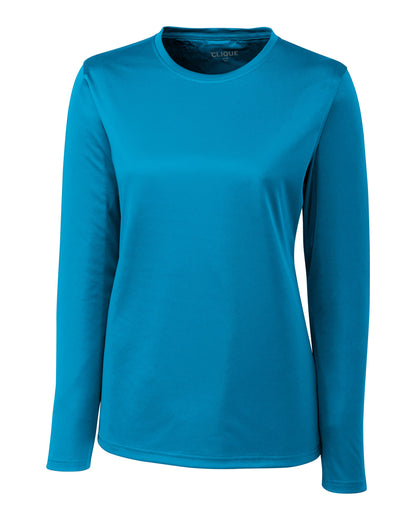 Clique Spin Solution-dyed Performance Jersey Womens Long Sleeve Tee