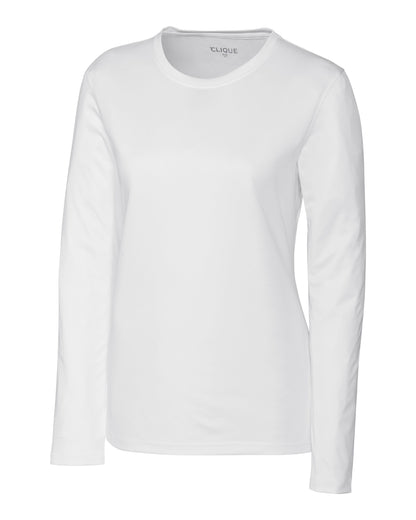 Clique Spin Solution-dyed Performance Jersey Womens Long Sleeve Tee