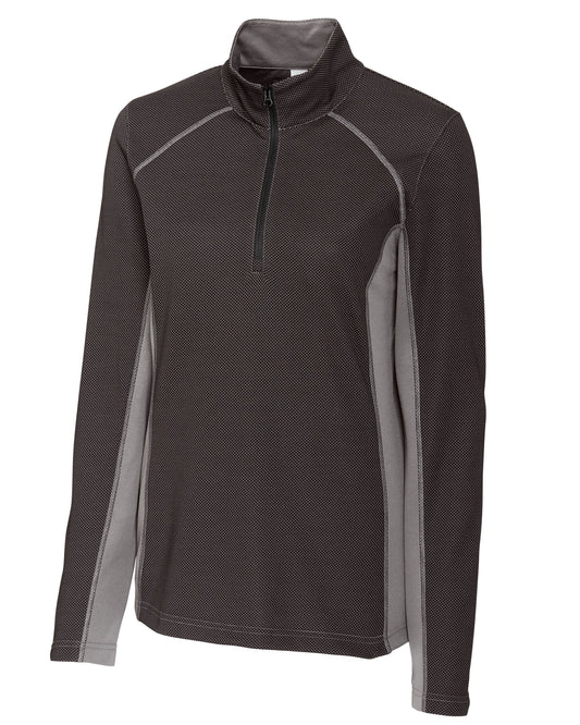 Clique Ice Pique Colorblock Tech Womens Half Zip