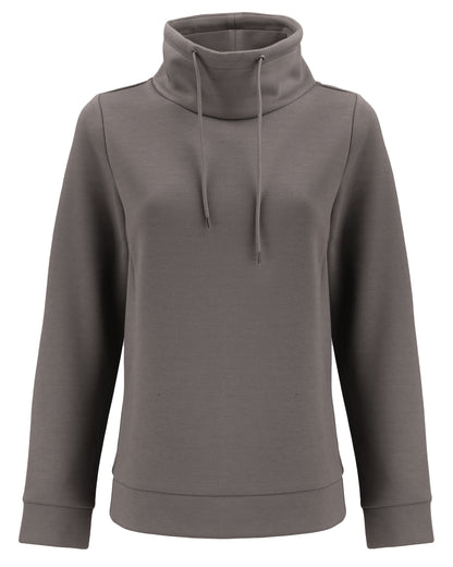 Clique Haven Recycled Womens High Collar Pullover Sweatshirt