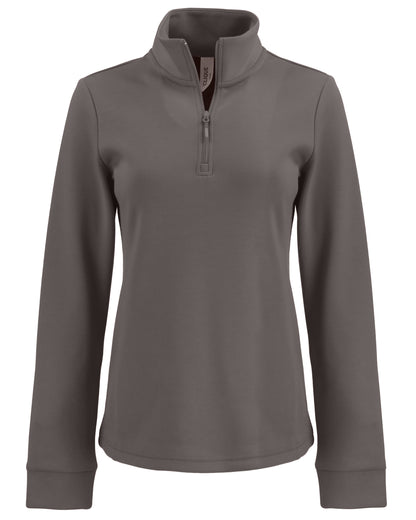 Clique Haven Recycled Womens Quarter Zip Sweatshirt