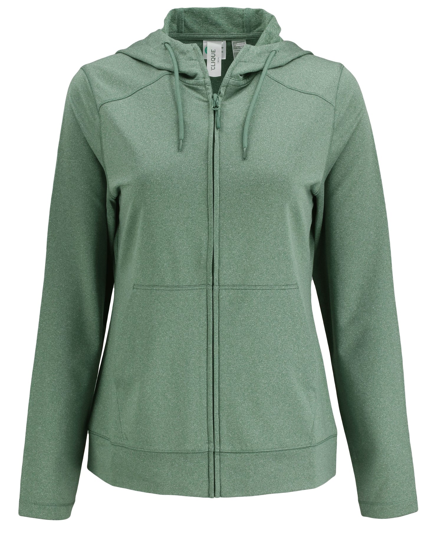 Clique Dash Recycled Womens Full Zip Hooded Sweatshirt