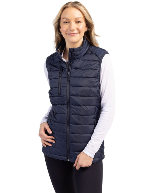 Clique Hudson Insulated Womens Full-Zip Puffer Vest - LQO00056