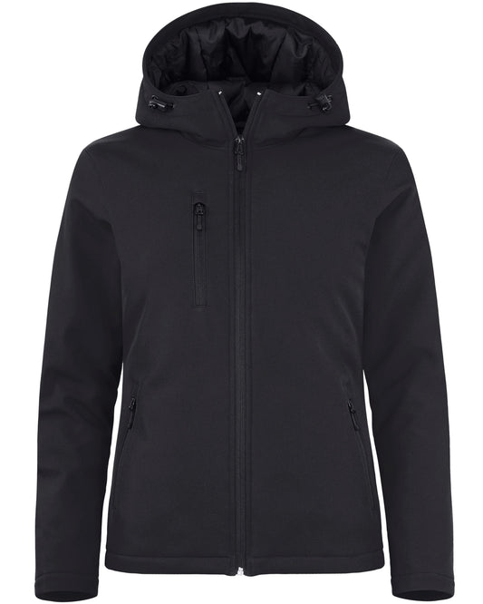 Clique Equinox Insulated Softshell Womens Full Zip Hooded Jacket