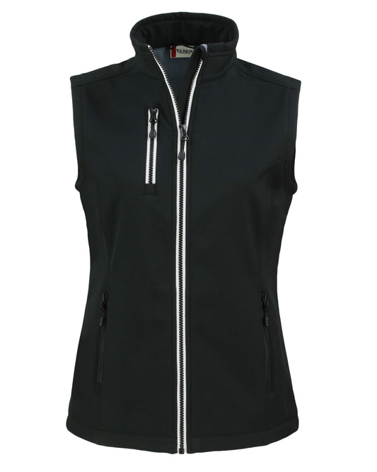 Clique Telemark Recycled Stretch Softshell Womens Full Zip Vest