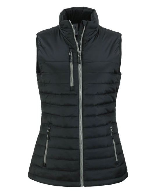 Clique Valhalla Recycled Insulated Puffer Womens Full Zip Vest