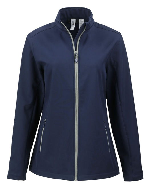 Clique Tempo Recycled Stretch Softshell Womens Full Zip Jacket