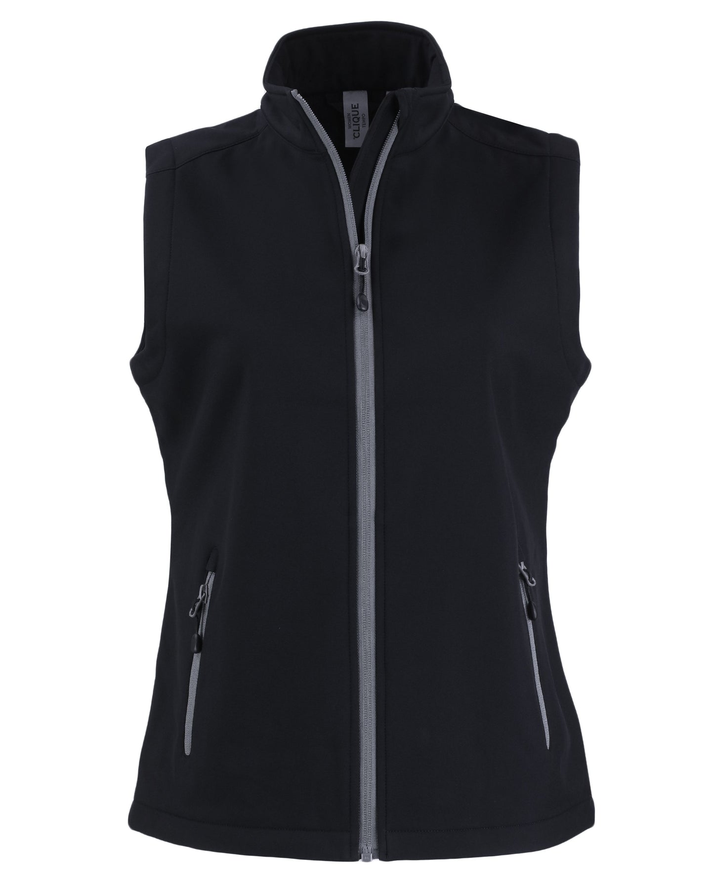 Clique Tempo Recycled Stretch Softshell Womens Full Zip Vest