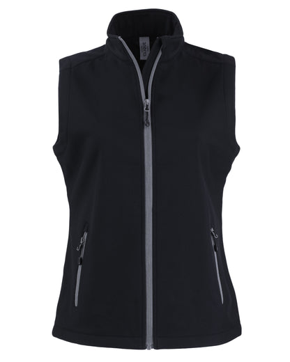 Clique Tempo Recycled Stretch Softshell Womens Full Zip Vest