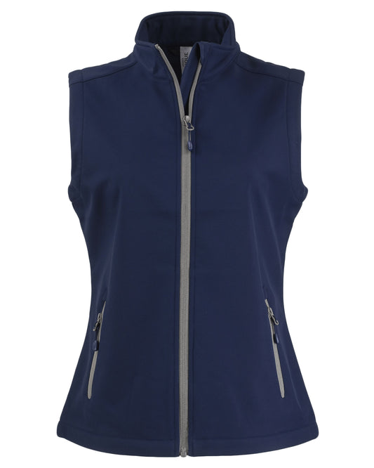 Clique Tempo Recycled Stretch Softshell Womens Full Zip Vest
