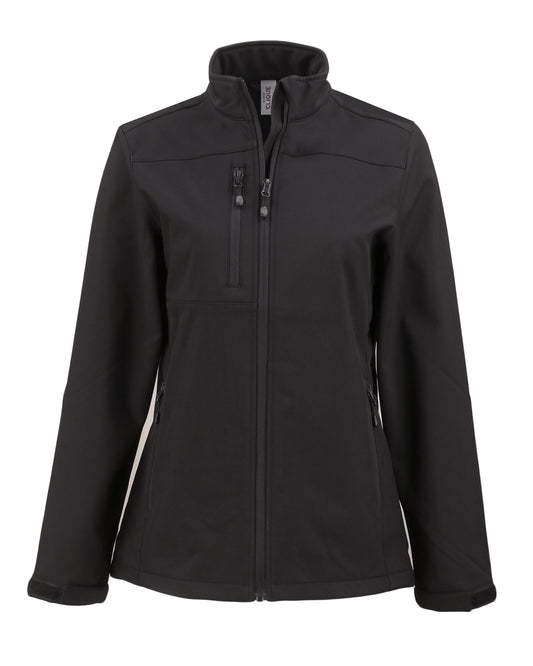 Clique Tempest Recycled Waterproof Stretch Softshell Womens Full Zip Jacket