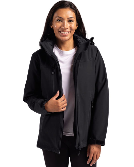 Clique Cornice 3-in-1 Waterproof Parka + Inner Layer Full Zip Womens Jacket System - LQO00071