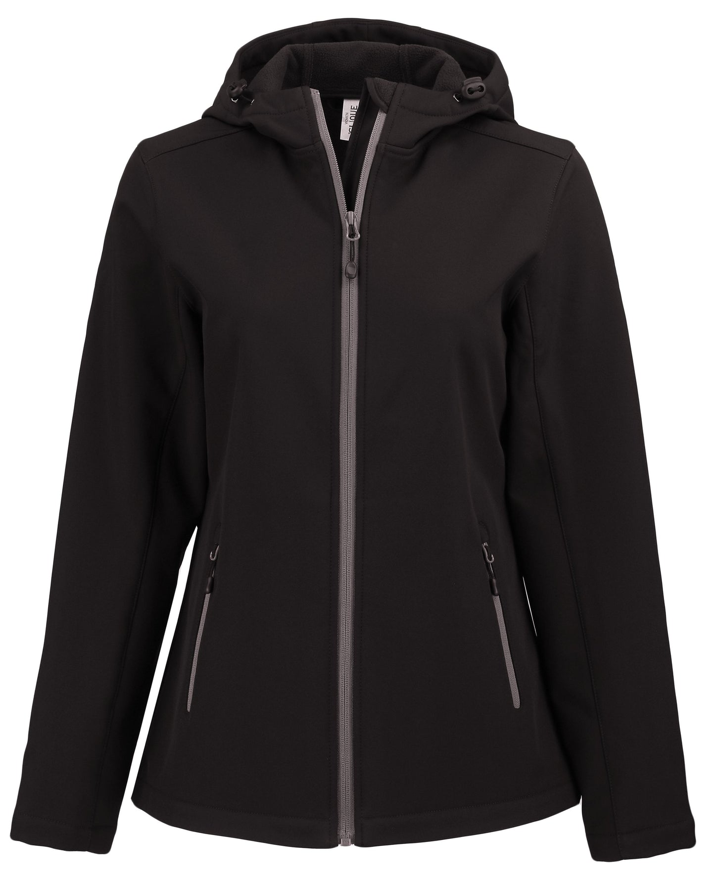 Clique Tempo Recycled Stretch Softshell Womens Full Zip Hooded Jacket