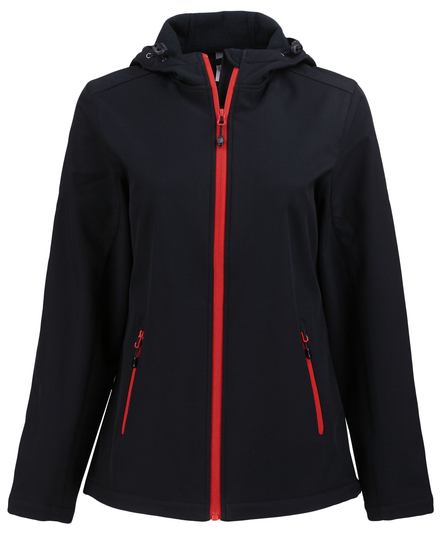 Clique Tempo Recycled Stretch Softshell Womens Full Zip Hooded Jacket