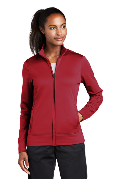 Sport-Tek? Women's Sport-Wick? Fleece Full-Zip Jacket.