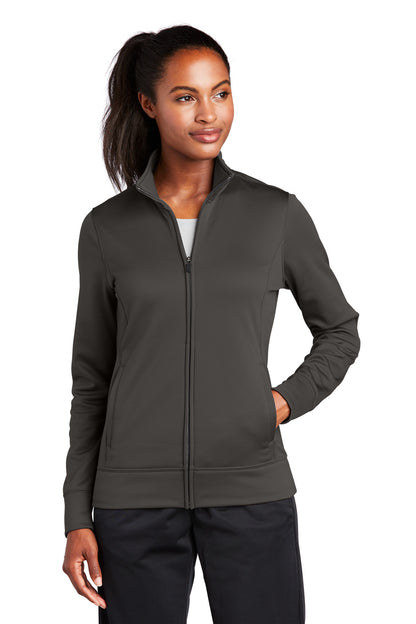 Sport-Tek? Women's Sport-Wick? Fleece Full-Zip Jacket.