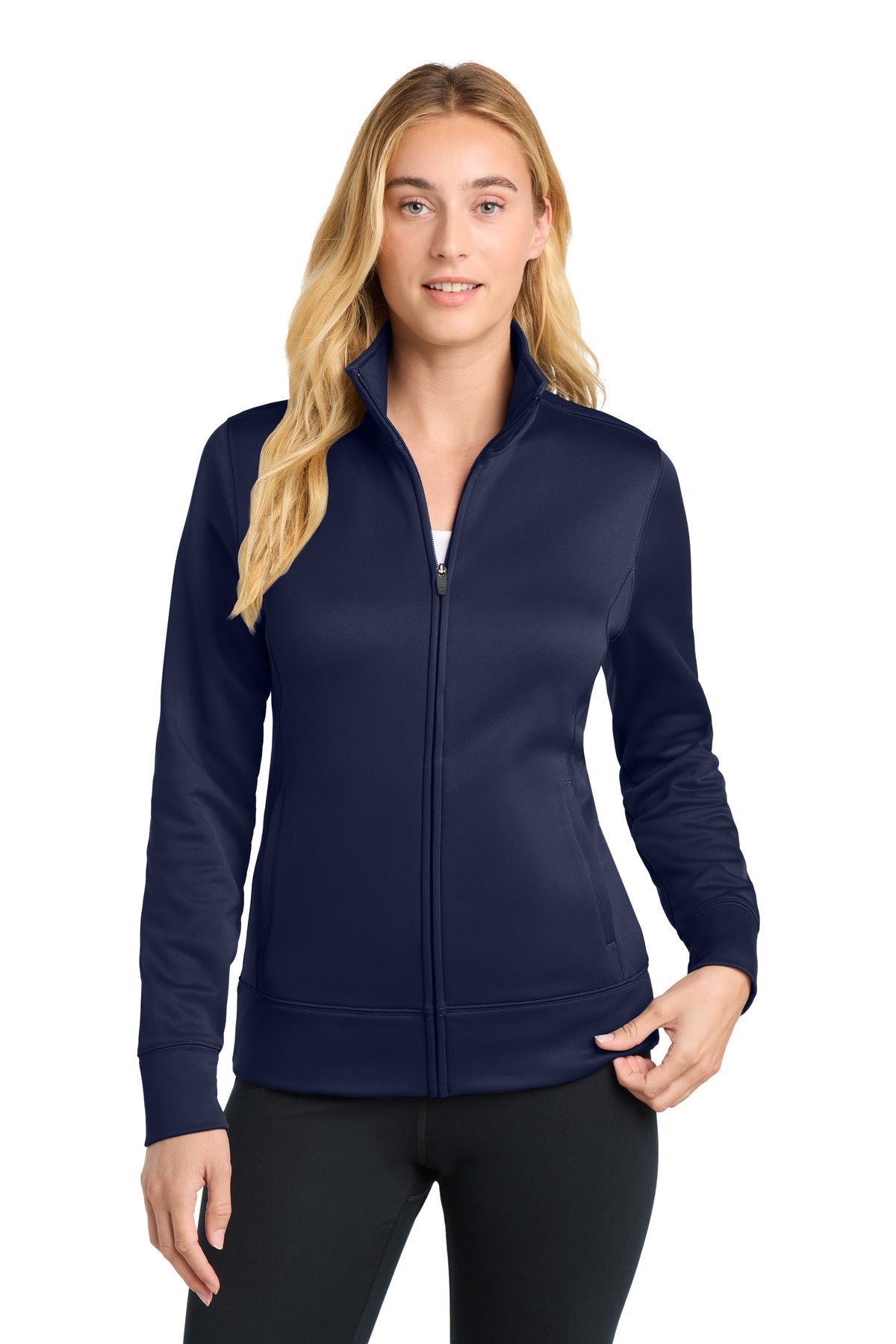 Sport-Tek® Women's Sport-Wick® Fleece Full-Zip Jacket