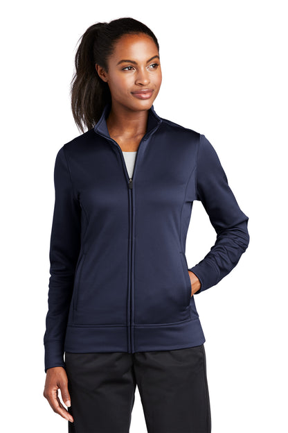 Sport-Tek? Women's Sport-Wick? Fleece Full-Zip Jacket.