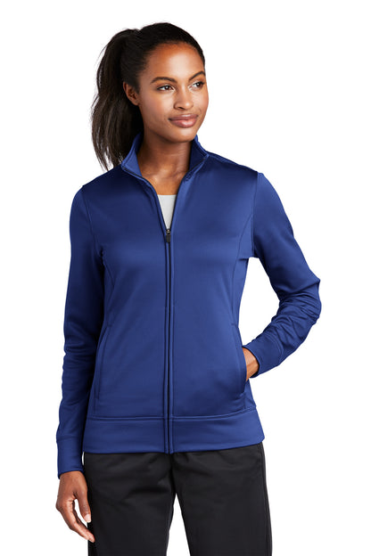 Sport-Tek? Women's Sport-Wick? Fleece Full-Zip Jacket.