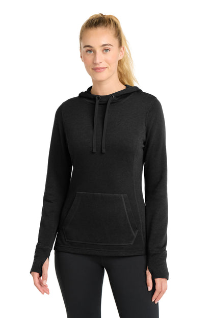 Sport-Tek ® Women's PosiCharge ® Tri-Blend Wicking Fleece Hooded Pullover