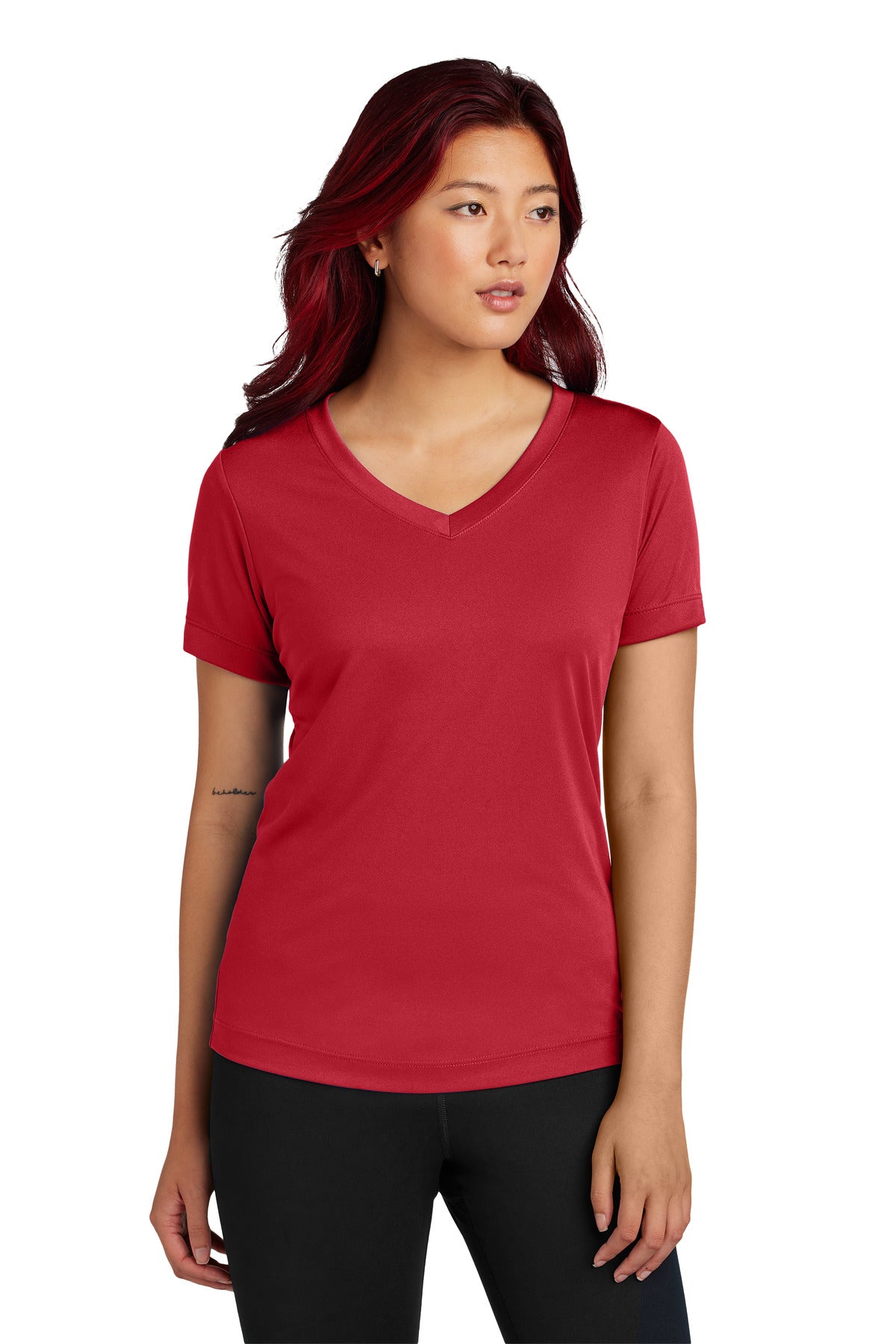 Sport-Tek? Women's PosiCharge? Competitor? V-Neck Tee.