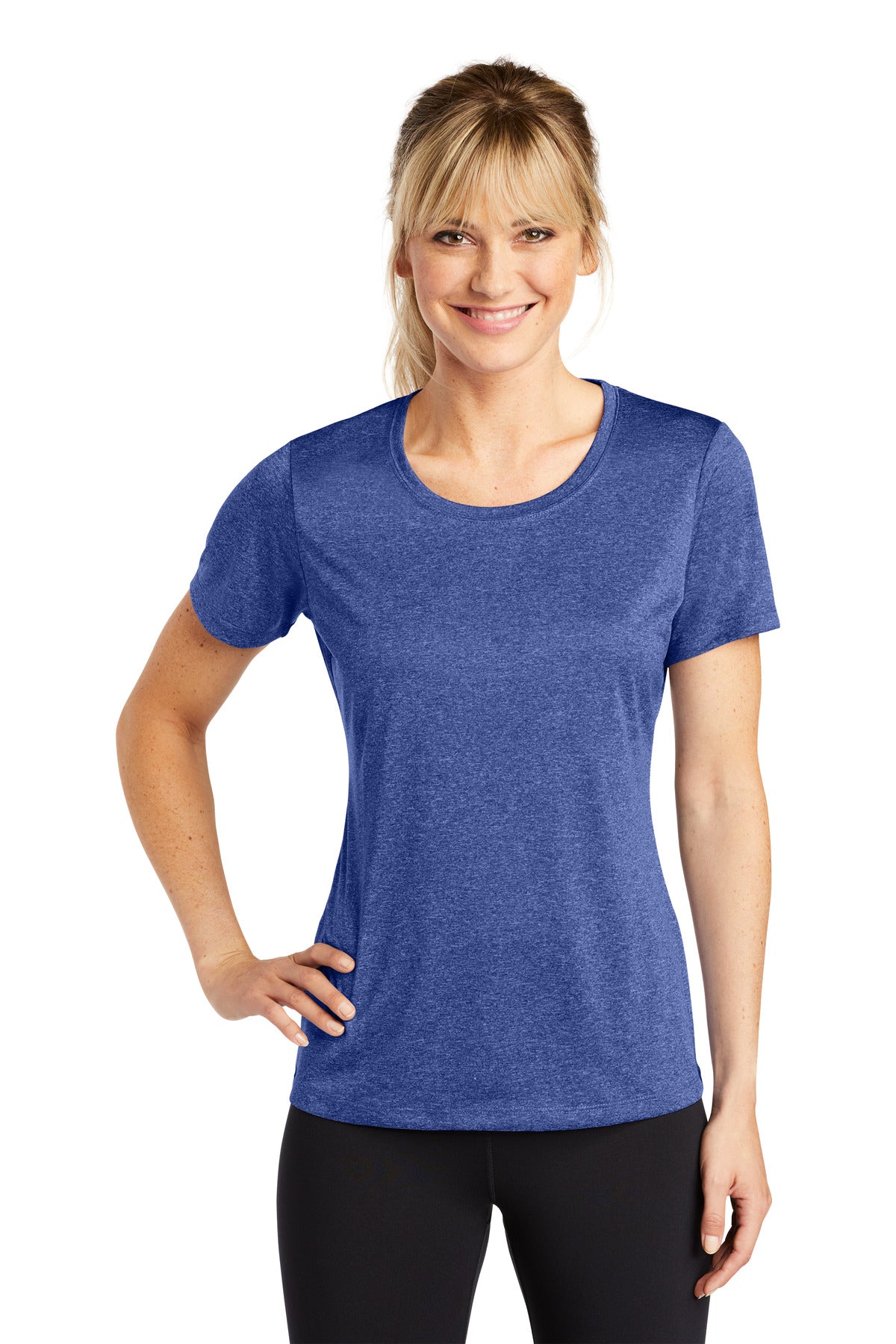 Sport-Tek? Women's Heather Contender? Scoop Neck Tee. L