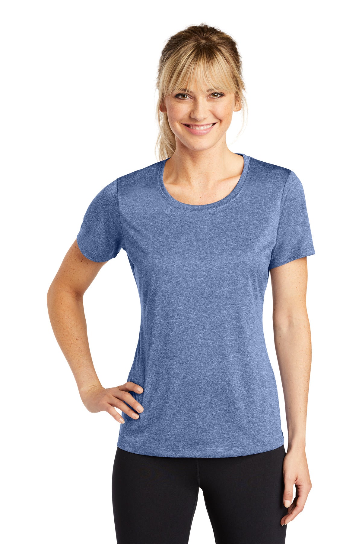 Sport-Tek? Women's Heather Contender? Scoop Neck Tee. L