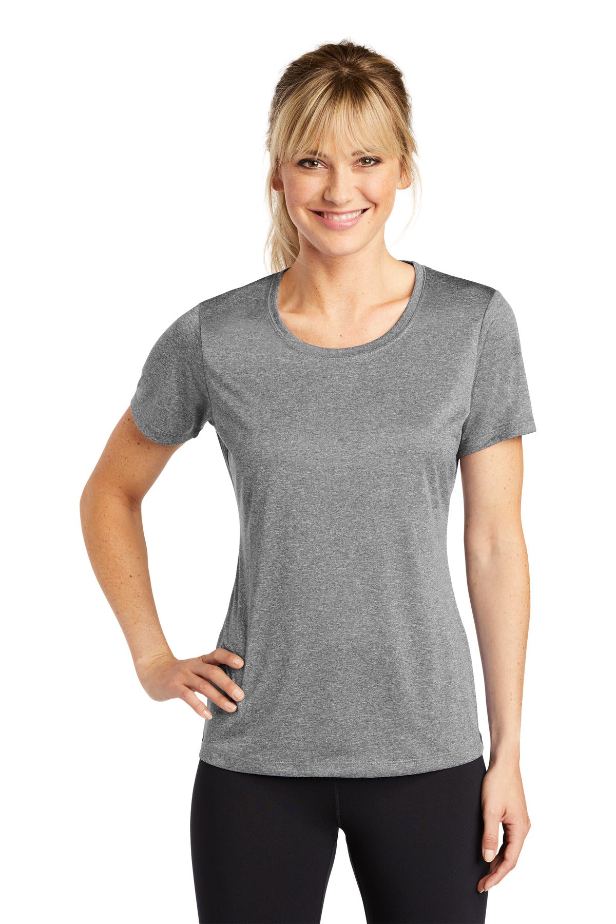 Sport-Tek? Women's Heather Contender? Scoop Neck Tee. L