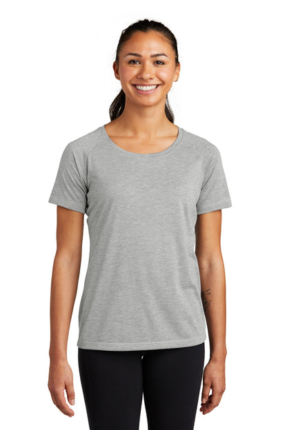 Sport-Tek ? Women's PosiCharge ? Tri-Blend Wicking Scoo