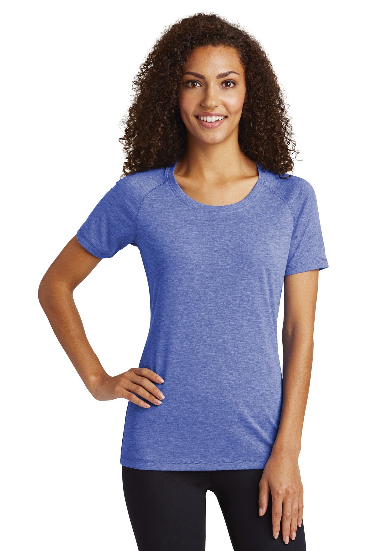 Sport-Tek ? Women's PosiCharge ? Tri-Blend Wicking Scoo