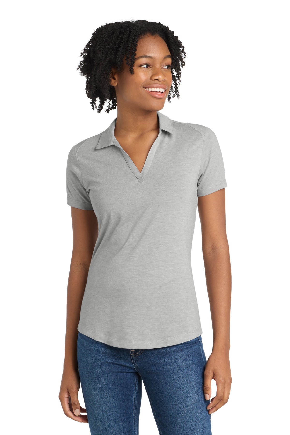 Sport-Tek ® Women's PosiCharge ® Tri-Blend Wicking Polo
