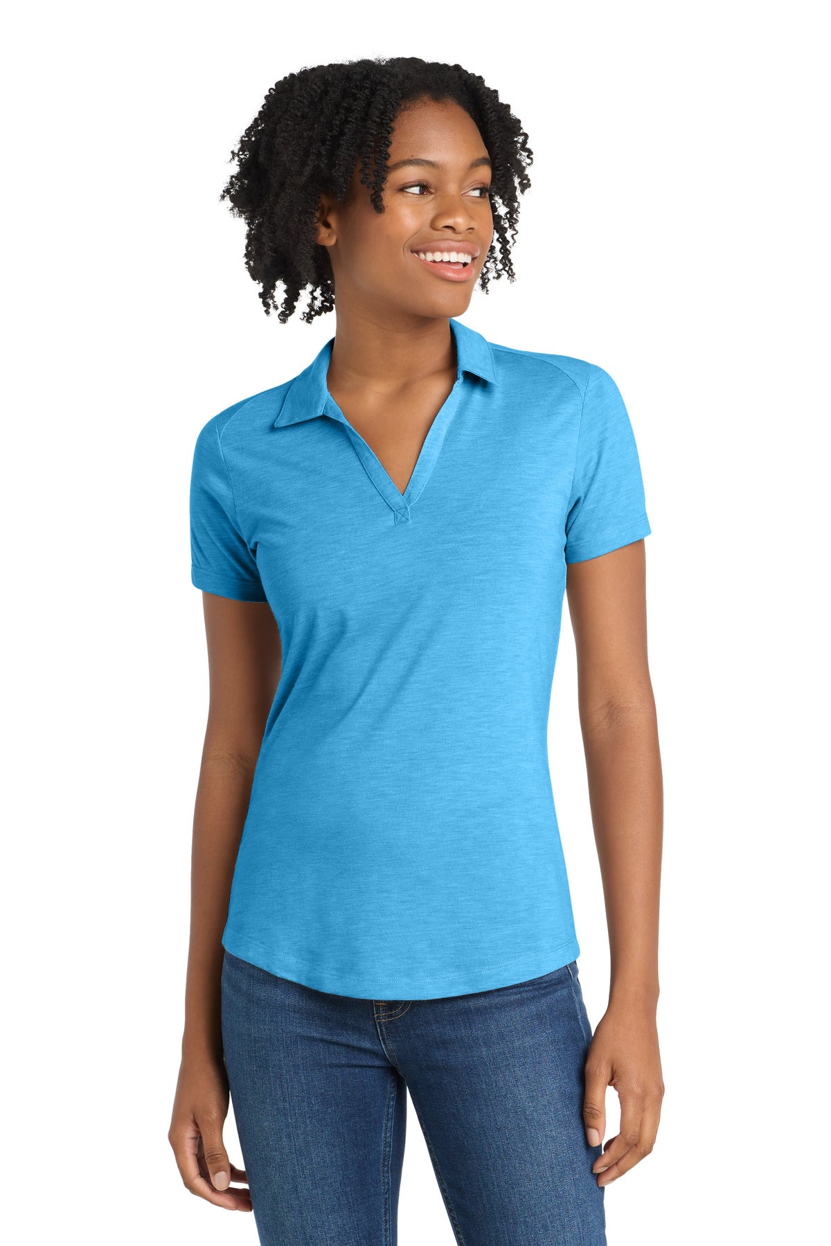 Sport-Tek ® Women's PosiCharge ® Tri-Blend Wicking Polo