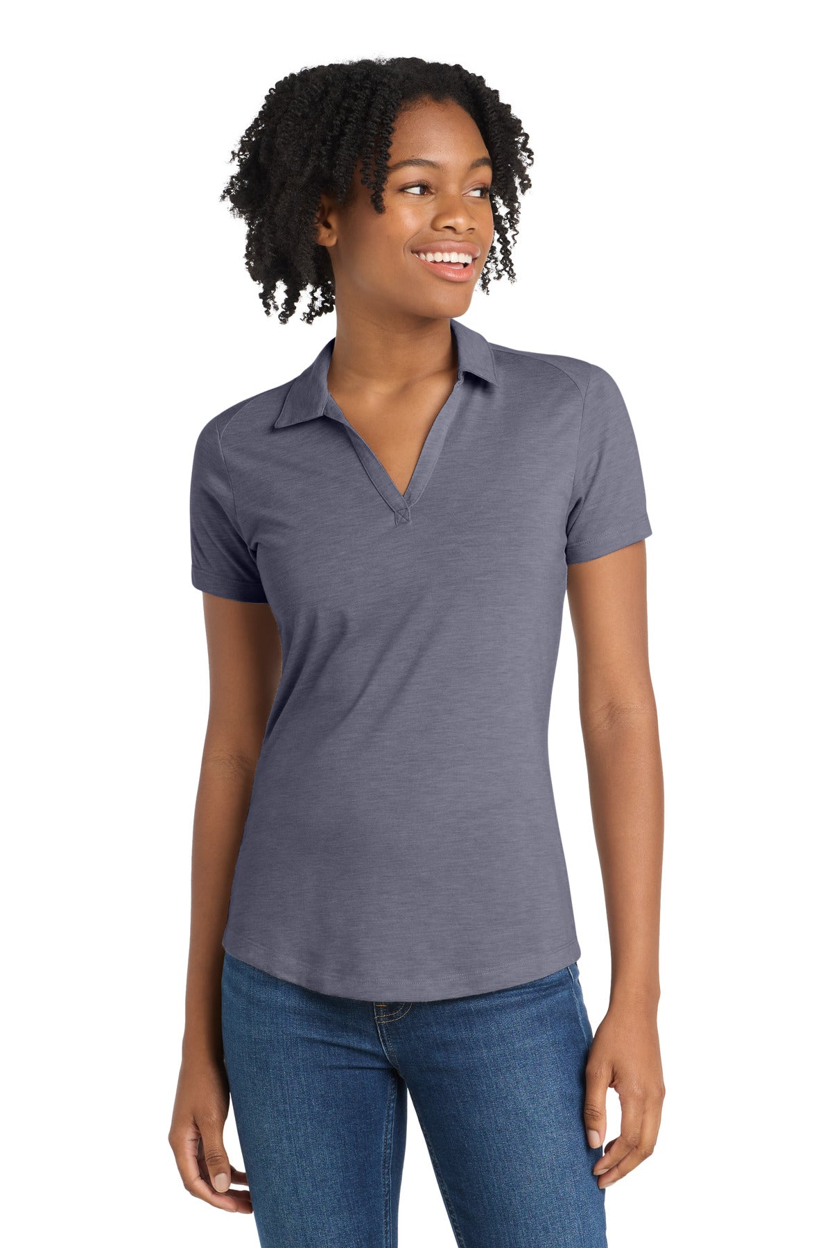 Sport-Tek ® Women's PosiCharge ® Tri-Blend Wicking Polo